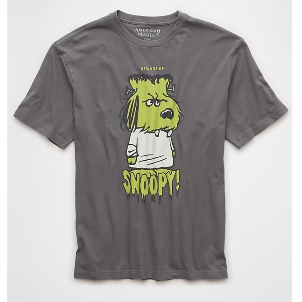 Halloween Monster Snoopy 100% Cotton Graphic T-Shirt For Men Size M, New W Tags!